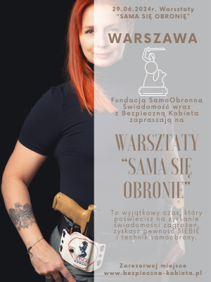 warsztaty, samoobrona, warsztaty z samoobrony dla kobiet