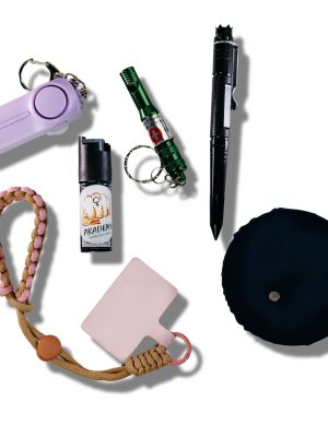 gaz, alarm osobisty, długopis taktyczny, gwizdek alarmowy